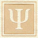 Greek Letter Psi - 7.8 inch (Embossed)