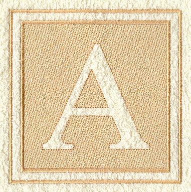 Greek Letter Alpha - 7.8 inch (Embossed)