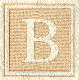 Greek Letter Beta - 7.8 inch (Embossed)