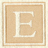 Greek Letter Epsilon - 7.8 inch (Embossed)