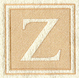 Greek Letter Zeta - 7.8 inch (Embossed)