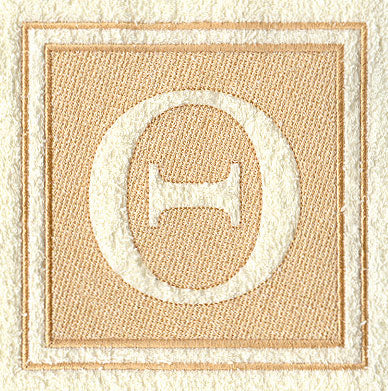 Greek Letter Theta - 7.8 inch (Embossed)