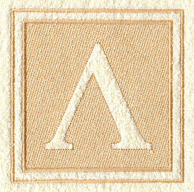 Greek Letter Lambda - 7.8 inch (Embossed)