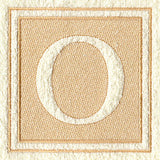 Greek Letter Omicron - 7.8 inch (Embossed)