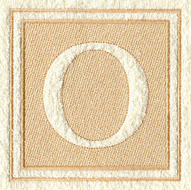 Greek Letter Omicron - 7.8 inch (Embossed)