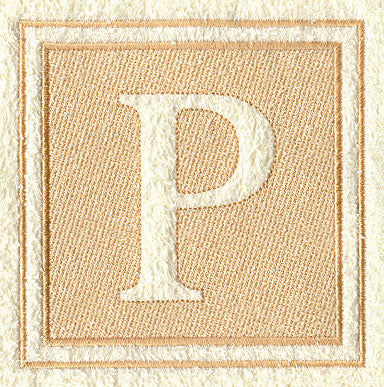 Greek Letter Rho - 7.8 inch (Embossed)