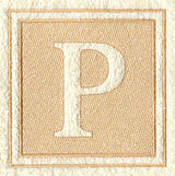 Greek Letter Rho - 7.8 inch (Embossed)