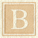 Greek Letter Beta - 7.8 inch (Embossed)