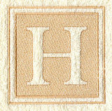 Greek Letter Eta - 7.8 inch (Embossed)