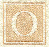 Greek Letter Omicron - 7.8 inch (Embossed)