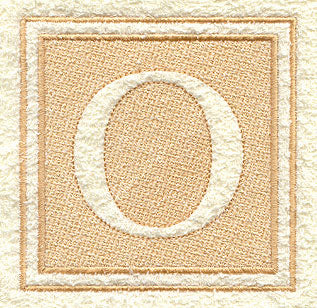 Greek Letter Omicron - 7.8 inch (Embossed)