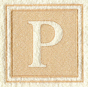 Greek Letter Rho - 7.8 inch (Embossed)