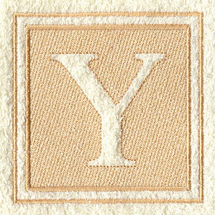 Greek Letter Upsilon - 7.8 inch (Embossed)