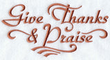 Give Thanks and Praise