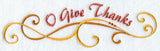 O Give Thanks Swirls
