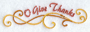 O Give Thanks Swirls