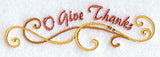 O Give Thanks Swirls