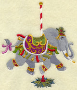 Carousel Christmas Elephant