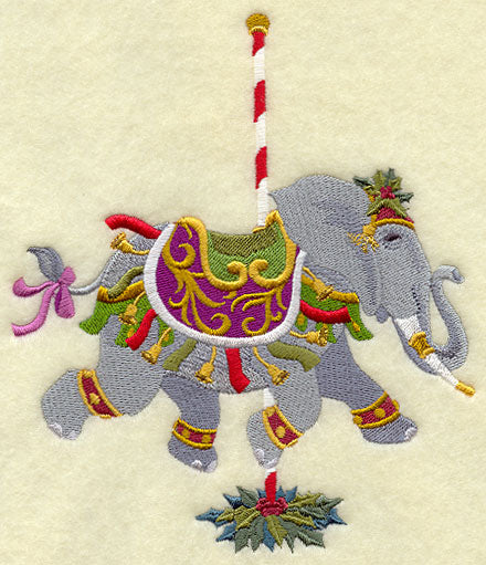 Carousel Christmas Elephant