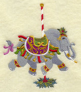 Carousel Christmas Elephant