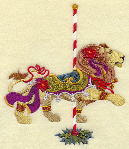 Carousel Christmas Lion