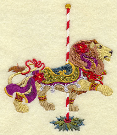 Carousel Christmas Lion