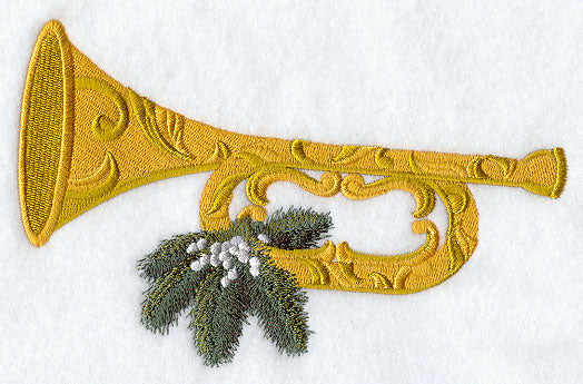Trumpet and Pine Boughs