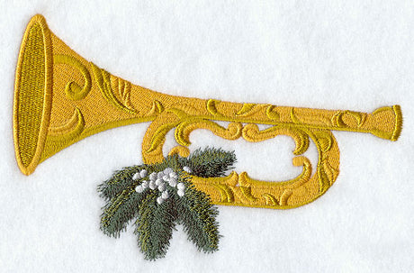 Trumpet and Pine Boughs