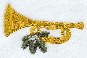 Trumpet and Pine Boughs