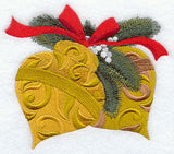 Christmas Ornaments and Pine Boughs 1