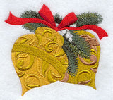Christmas Ornaments and Pine Boughs 1