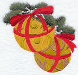 Christmas Ornaments and Pine Boughs 2