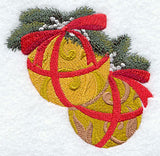 Christmas Ornaments and Pine Boughs 2