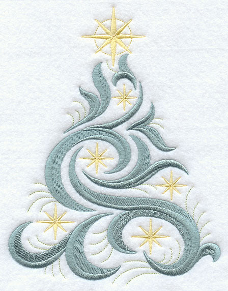 Swirling Christmas Tree