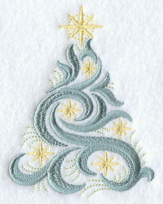 Swirling Christmas Tree