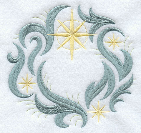 Swirling Christmas Wreath