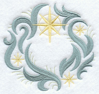 Swirling Christmas Wreath