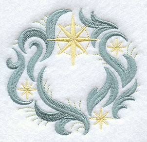 Swirling Christmas Wreath