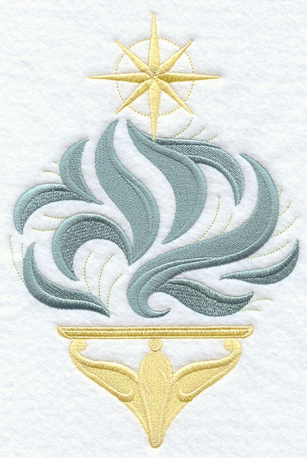 Swirling Christmas Ornament