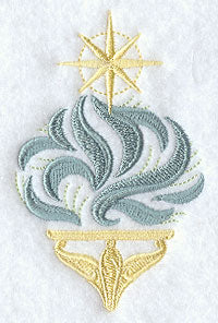 Swirling Christmas Ornament