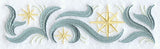 Swirling Christmas Border