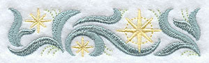 Swirling Christmas Border