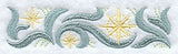 Swirling Christmas Border