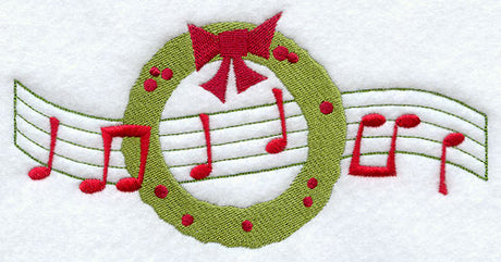 Merry Music Christmas Wreath