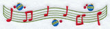 Merry Music Christmas Border