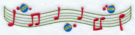 Merry Music Christmas Border
