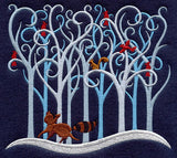 Filigree Christmas Forest (Raccoon)