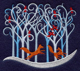 Filigree Christmas Forest (Foxes)