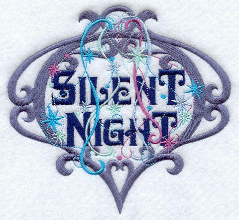 Spangled Silent Night Silhouette