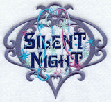 Spangled Silent Night Silhouette